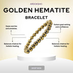 Golden Hematite Bracelet