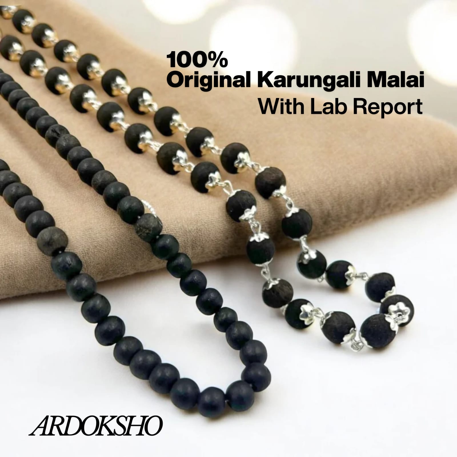 Karungali Malai 108- Beads Ebony Wood