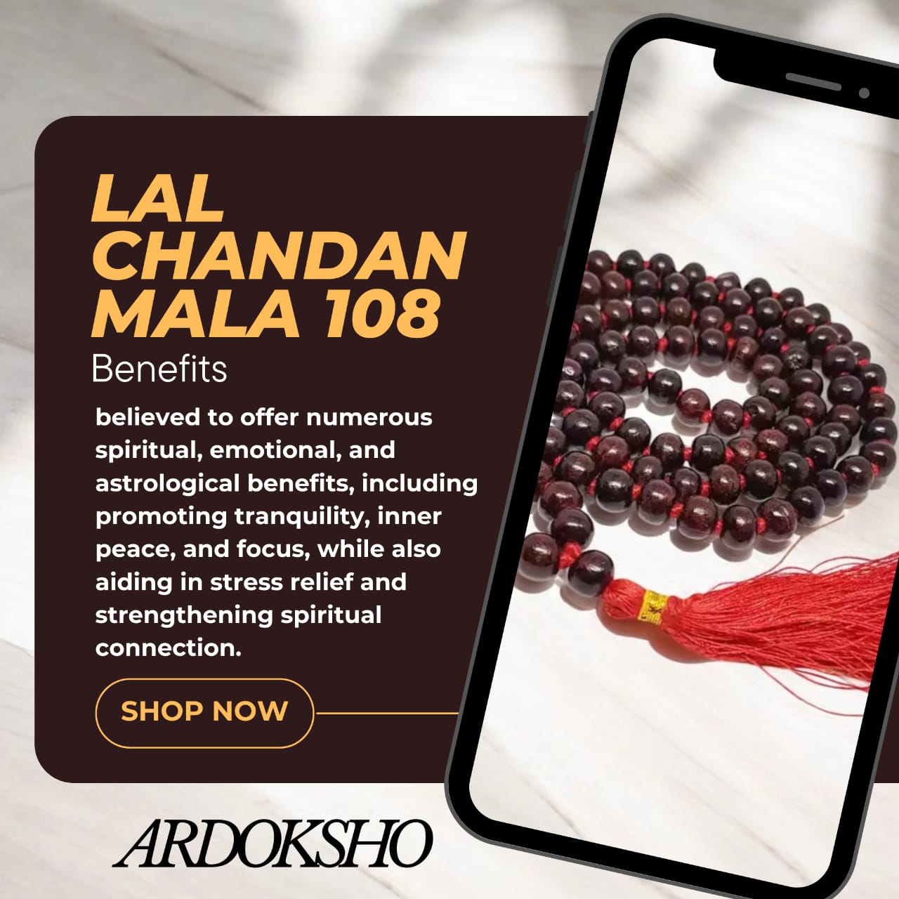 Lal Chandan Jap Mala