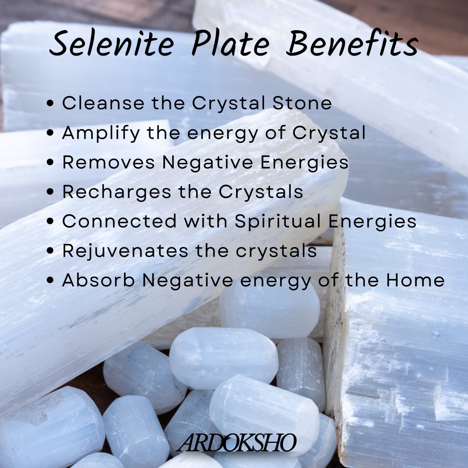 Selenite Plate