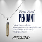 Pyrite Pencil Pendant